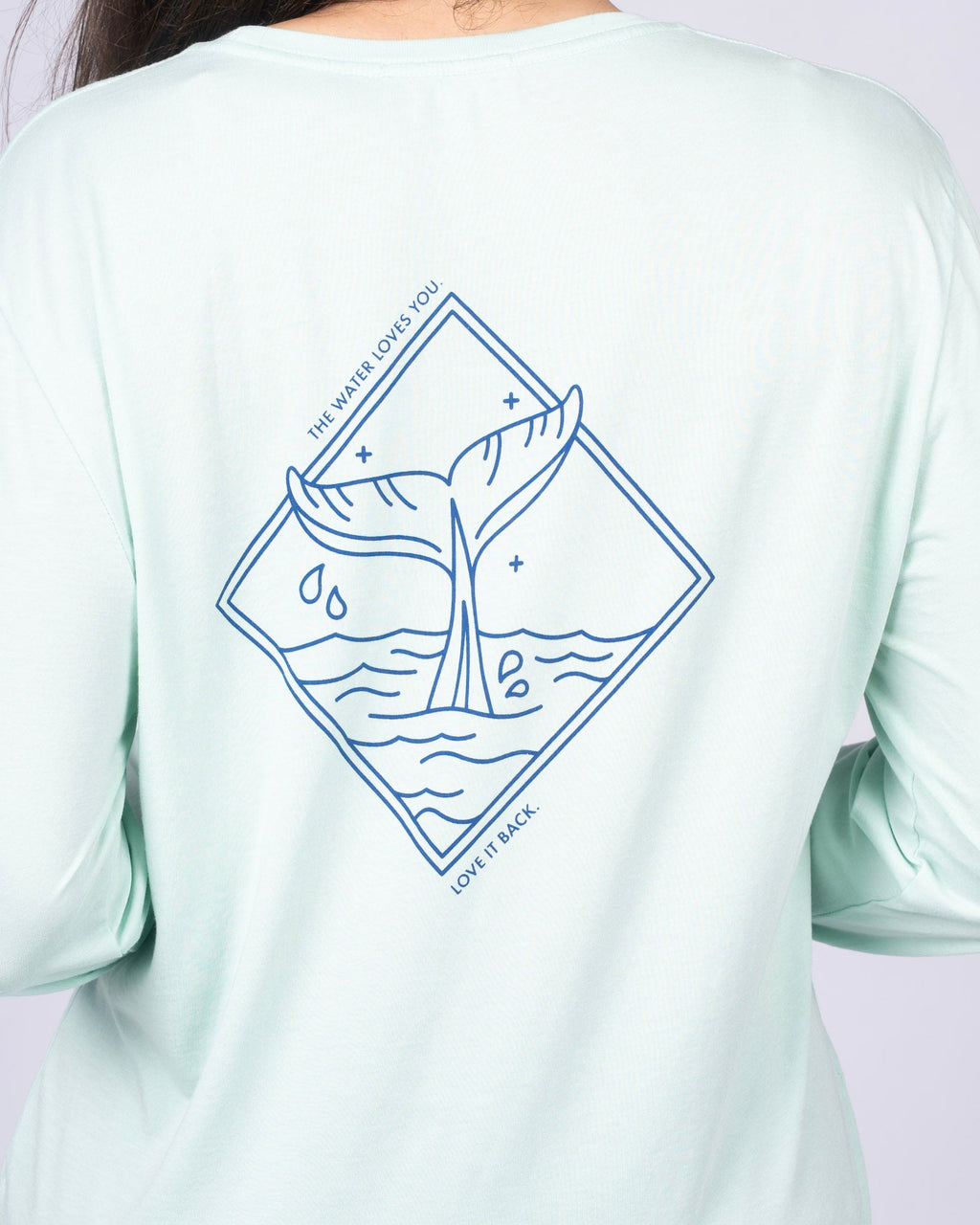 Line In The Sand Unisex Whale Longsleeve