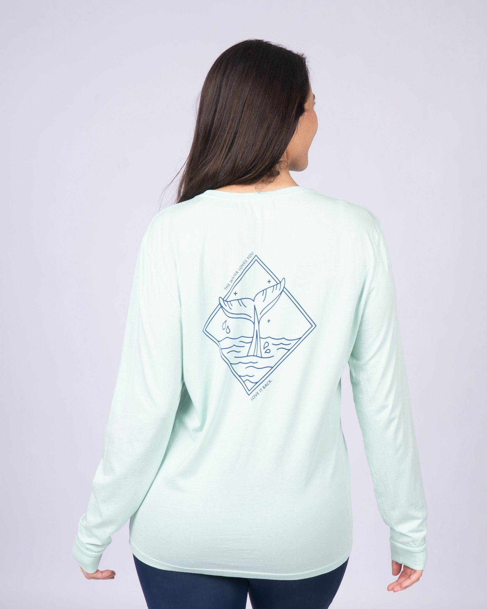 Line In The Sand Unisex Whale Longsleeve