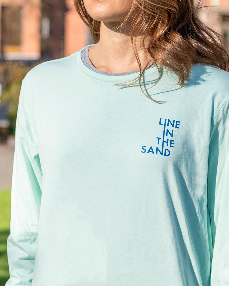 Line In The Sand Unisex Whale Longsleeve