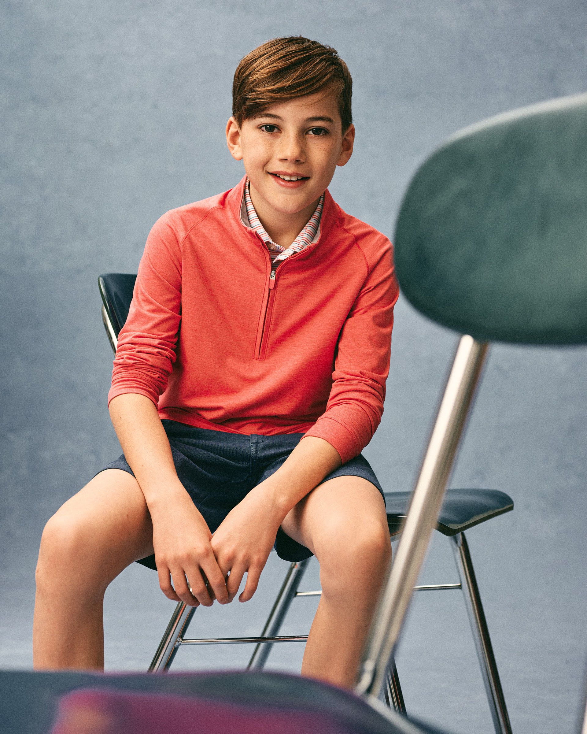 Johnnie-O Freeborne Jr. Performance 1/4 Zip Pullover