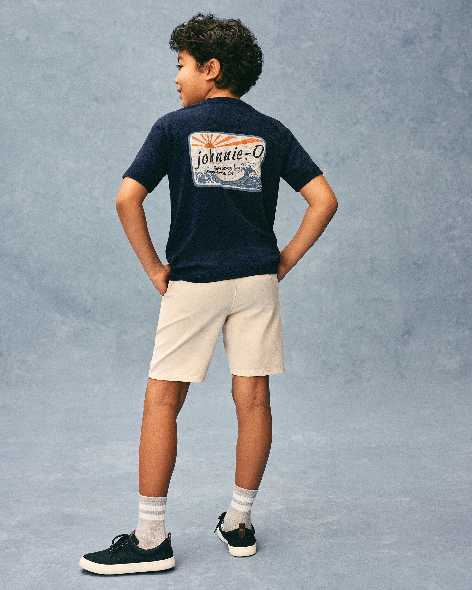 Johnnie-O Kahuna Jr. Pocket T-Shirt, Navy