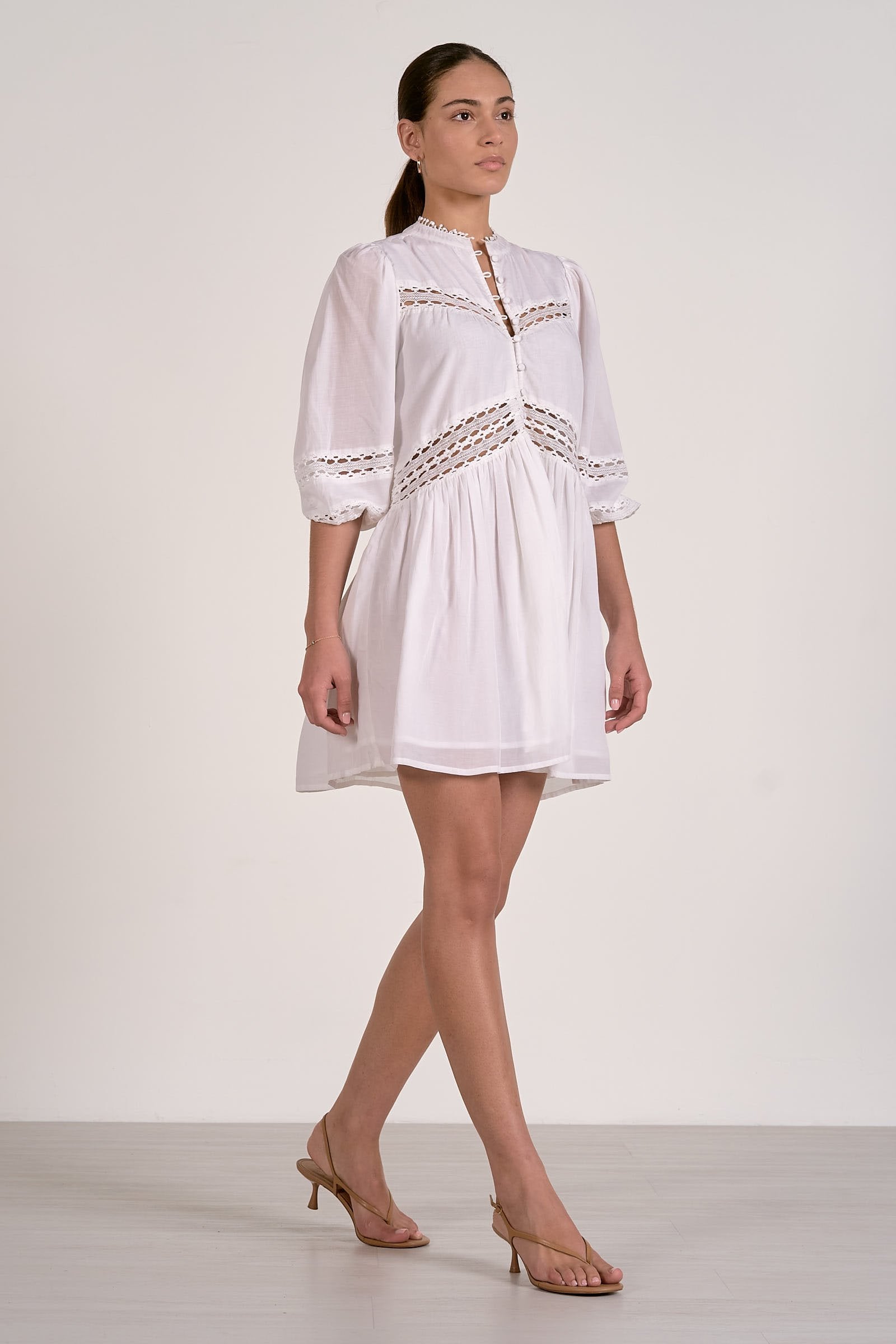 Vienna Dress White