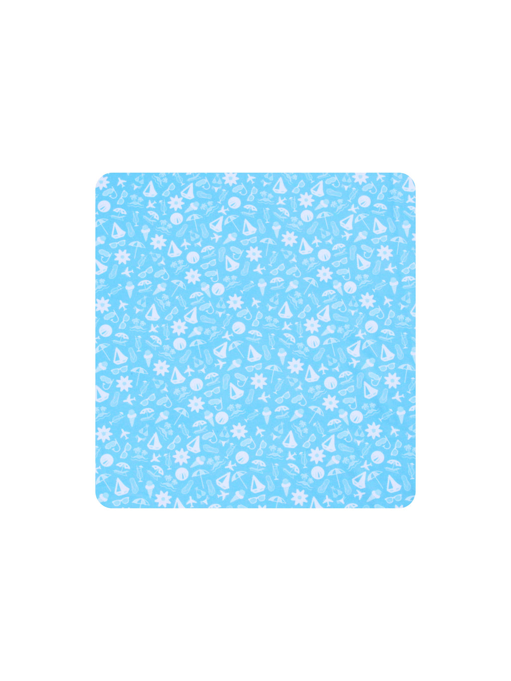 White Water Vacation Polo, Aqua Blue