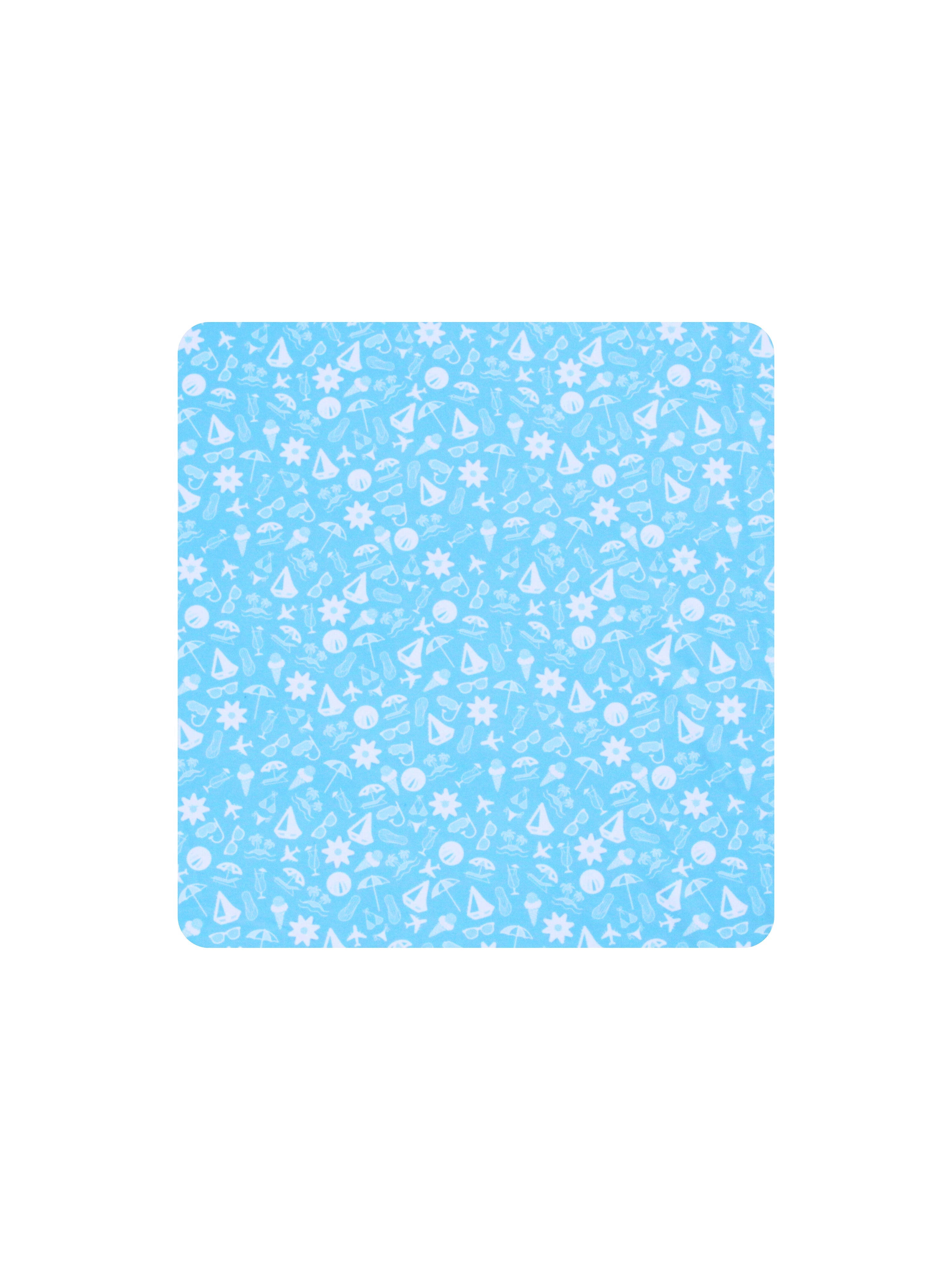 White Water Vacation Polo, Aqua Blue