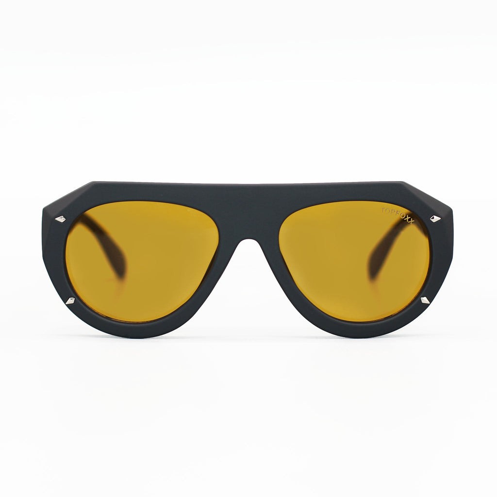 Vega Shield - Matte Black & Yellow