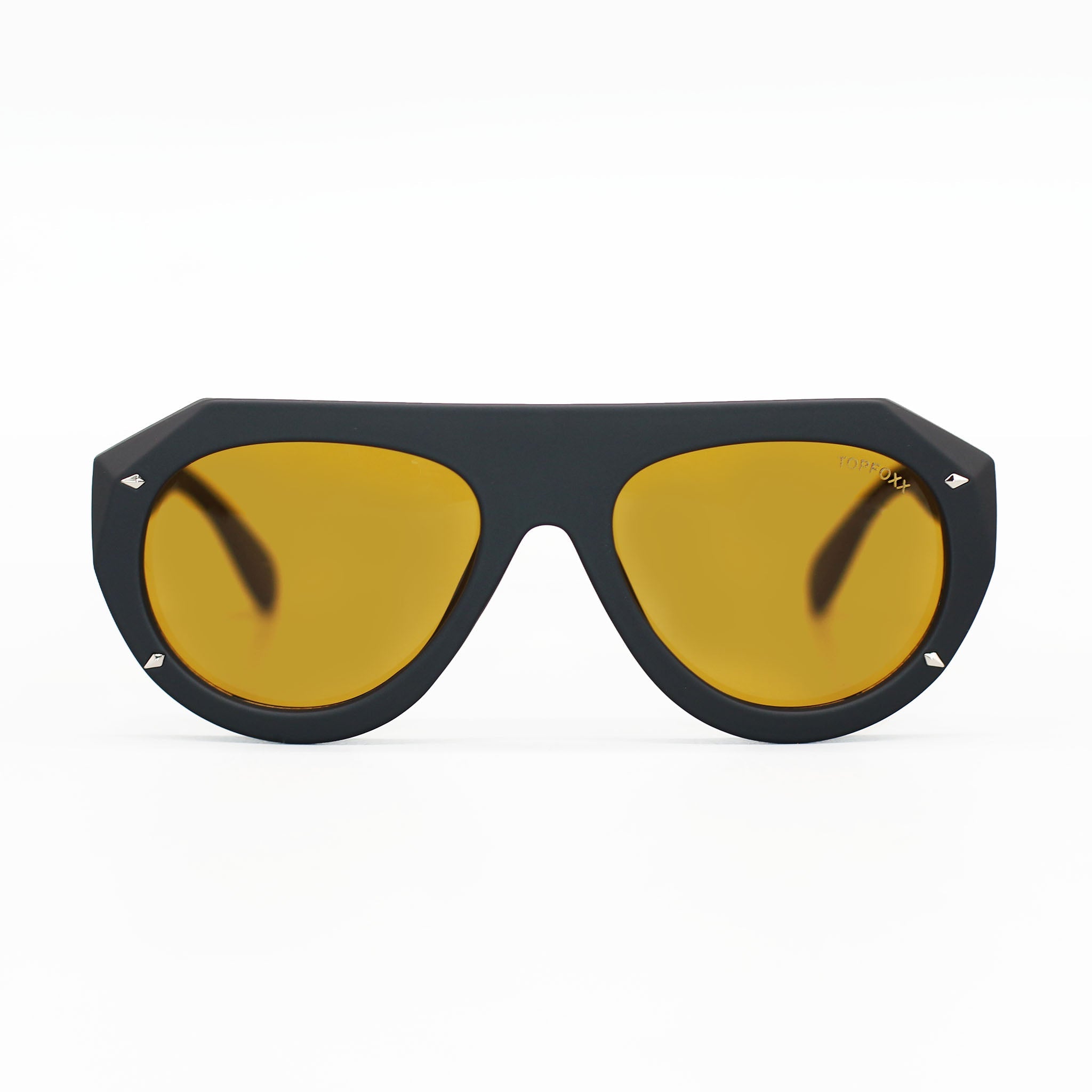 Vega Shield - Matte Black & Yellow