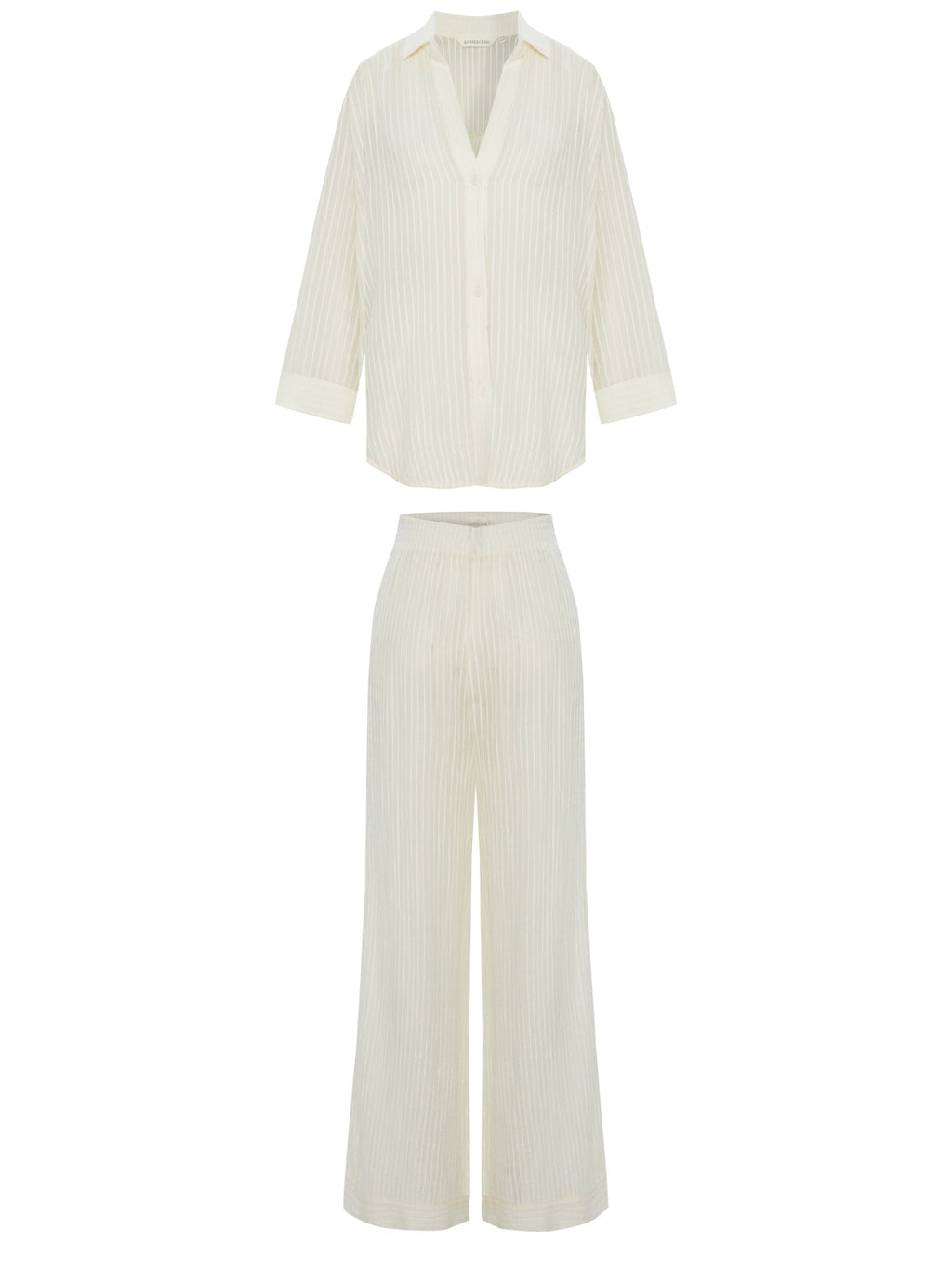 The Handloom Voyage Set White Stripes