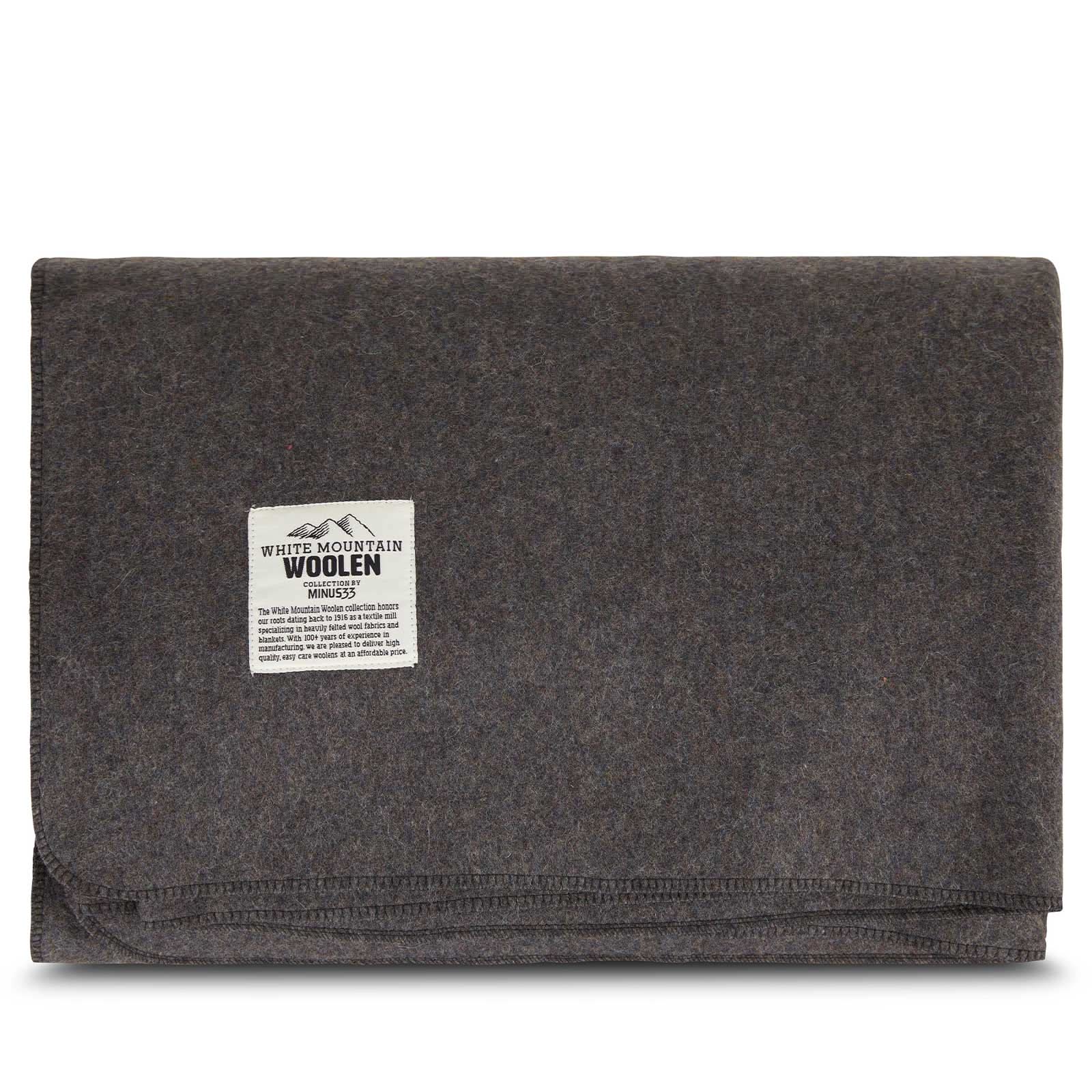 Wool Twin Sized Blanket - White Mountain Woolen