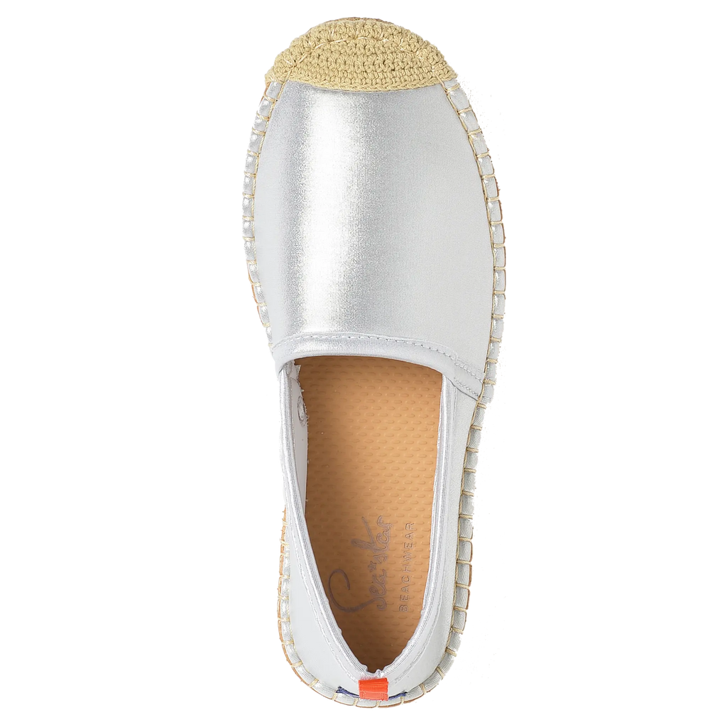 Sea Star Mariner Beachcomber Espadrille Platinum