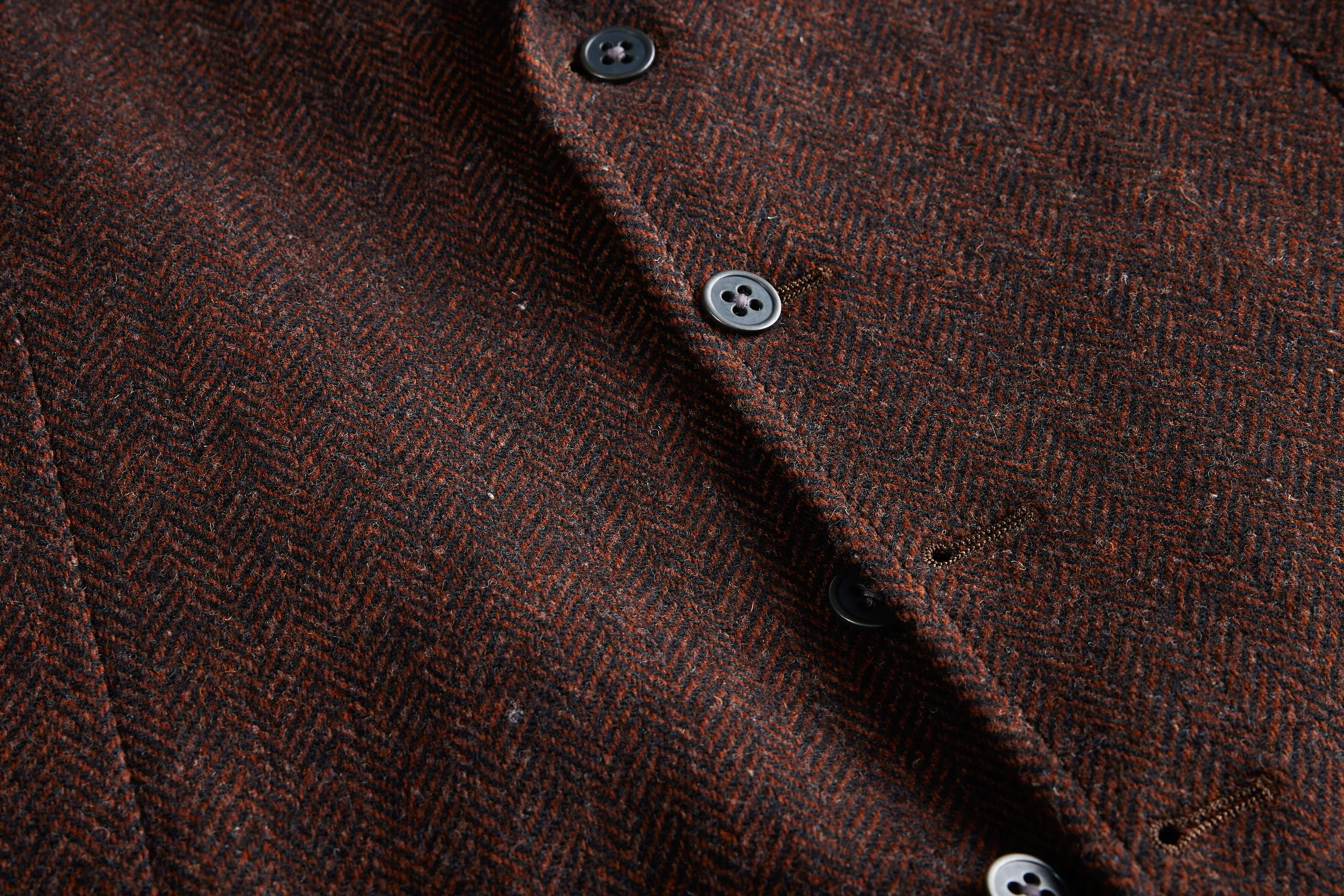 Patrick James Herringbone 5 Button Vest