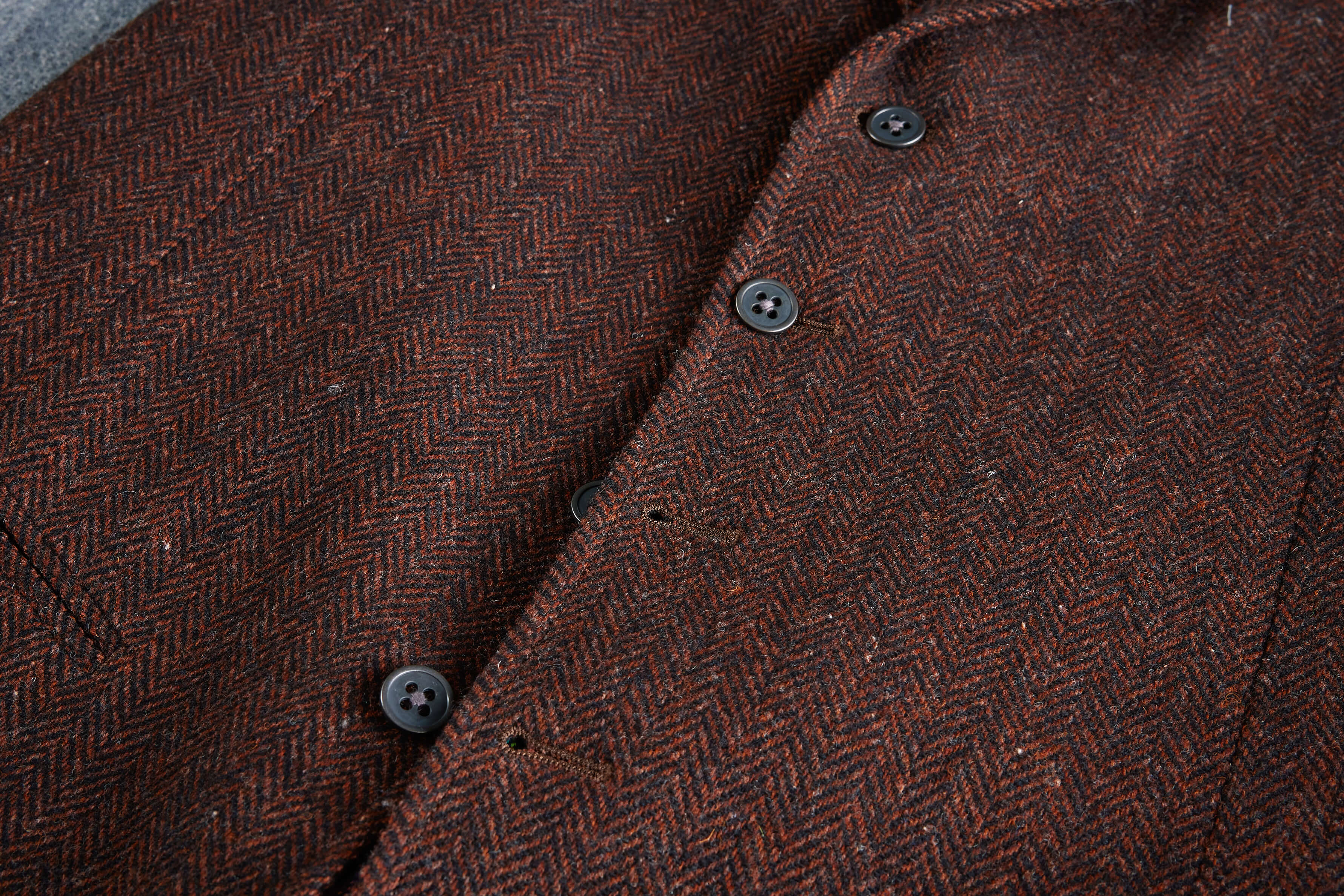 Patrick James Herringbone 5 Button Vest