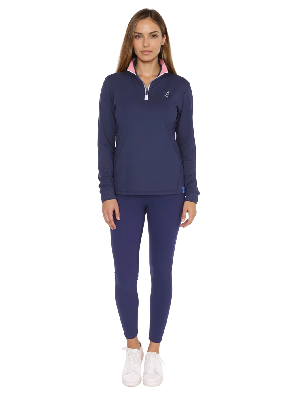 White Water Women'S Monterey Quarter Zip, Navy Blue