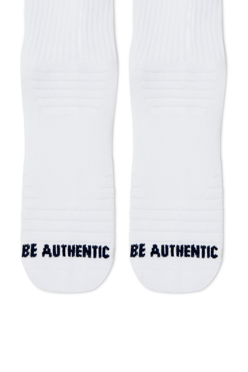 Calf Height Logo Socks White