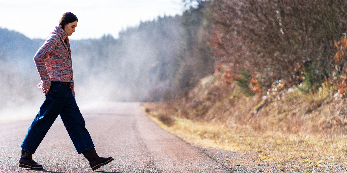 Saint James ZURICH – Multicolor Shawl Collar Cardigan (FRONTIER CHIC MULTICO)