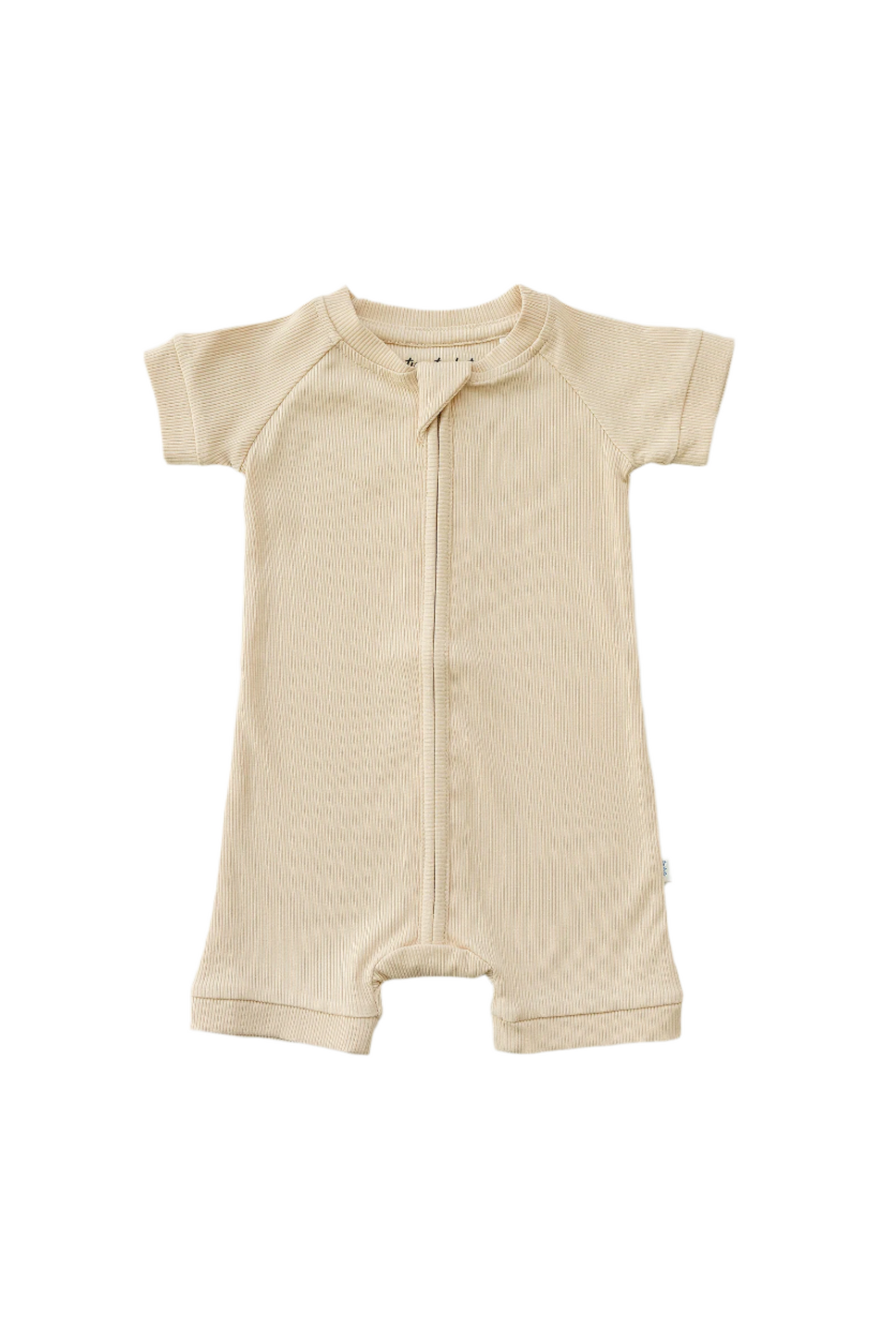 Tiny Tuckets Ribbed Zip Romper