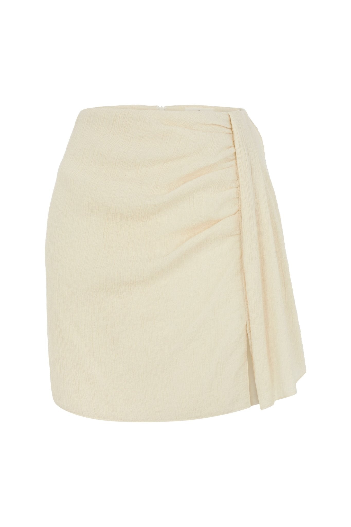 The Handloom Bella Mini Skirt Natural