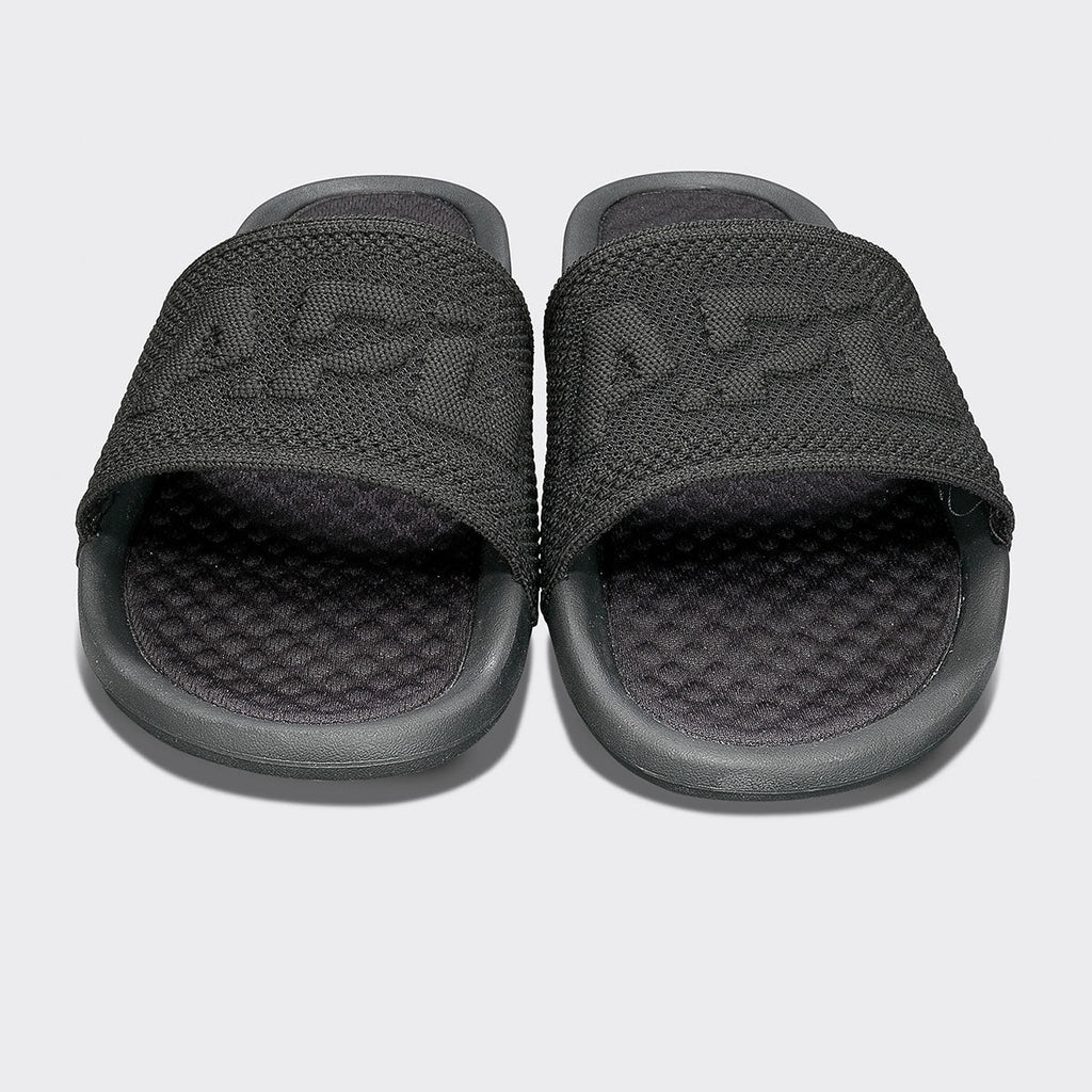 APL Women’s Big Logo TechLoom Slide Sandals, Black