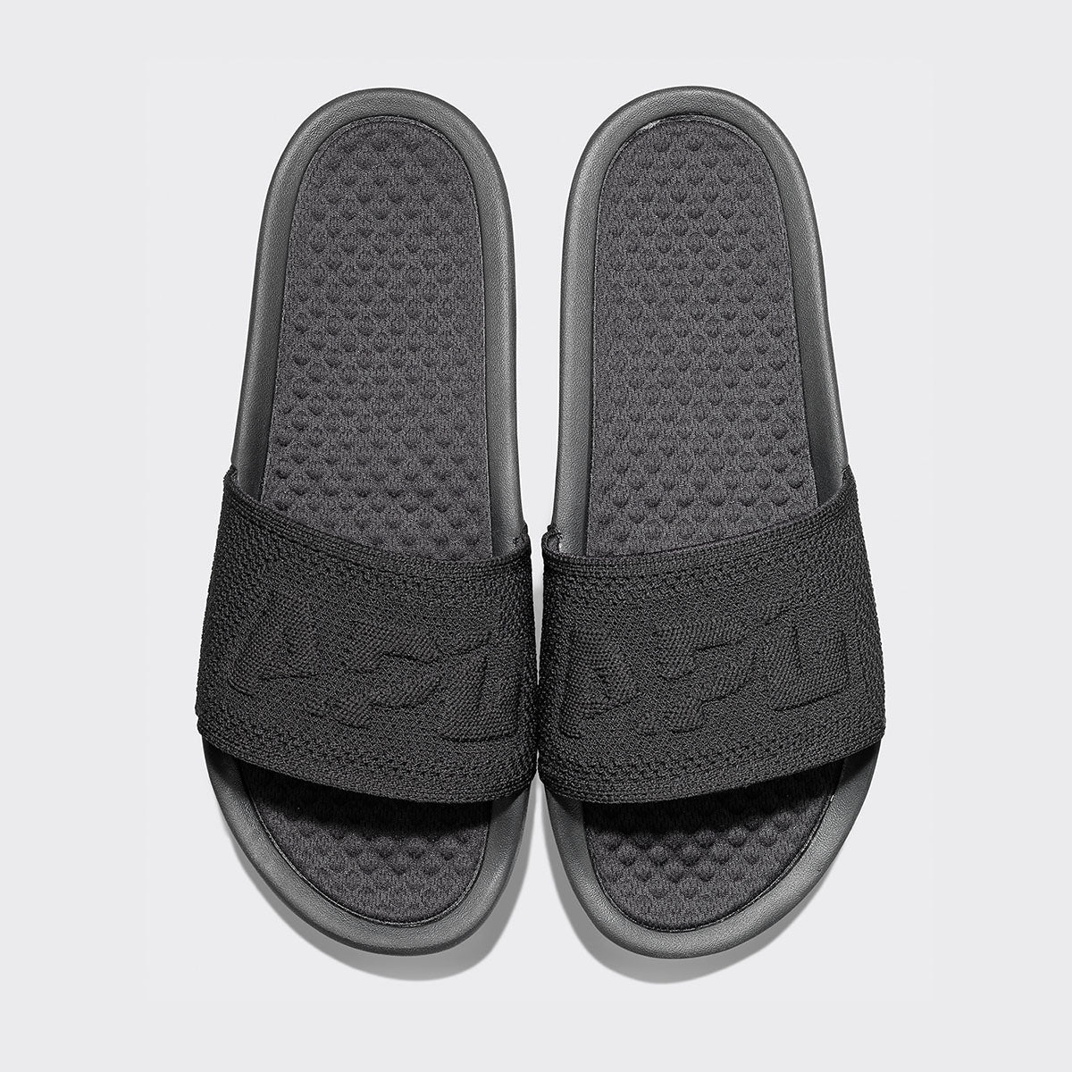 APL Men’s Big Logo TechLoom Slide Sandals, Black