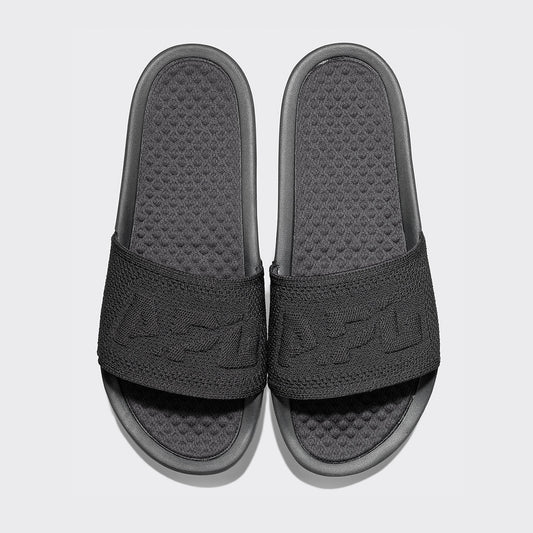 APL Women’s Big Logo TechLoom Slide Sandals, Black
