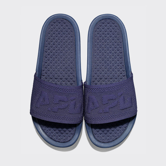 APL Women’s Big Logo TechLoom Slide Sandals, Navy