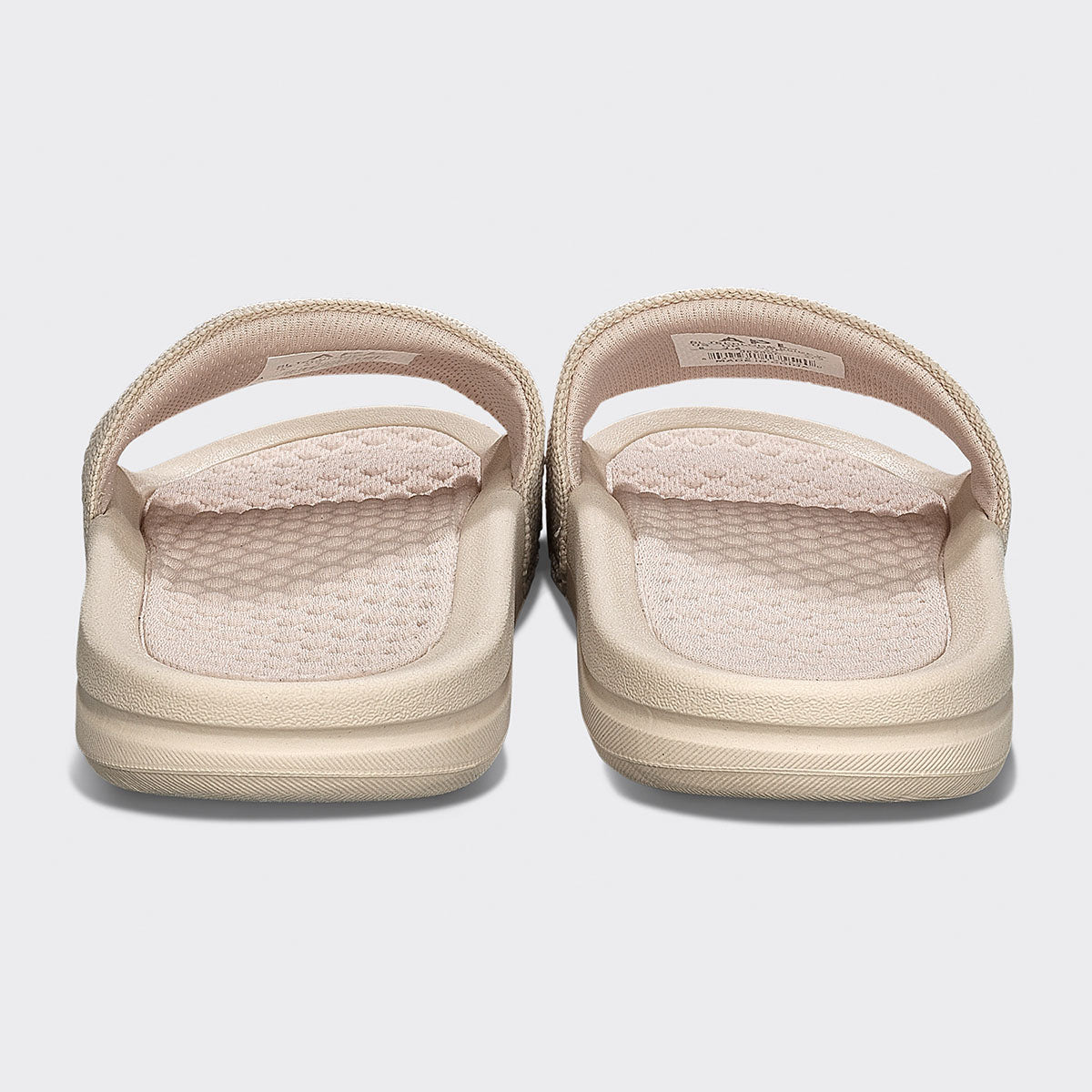 APL Women’s Big Logo TechLoom Slide Sandals, Parchment