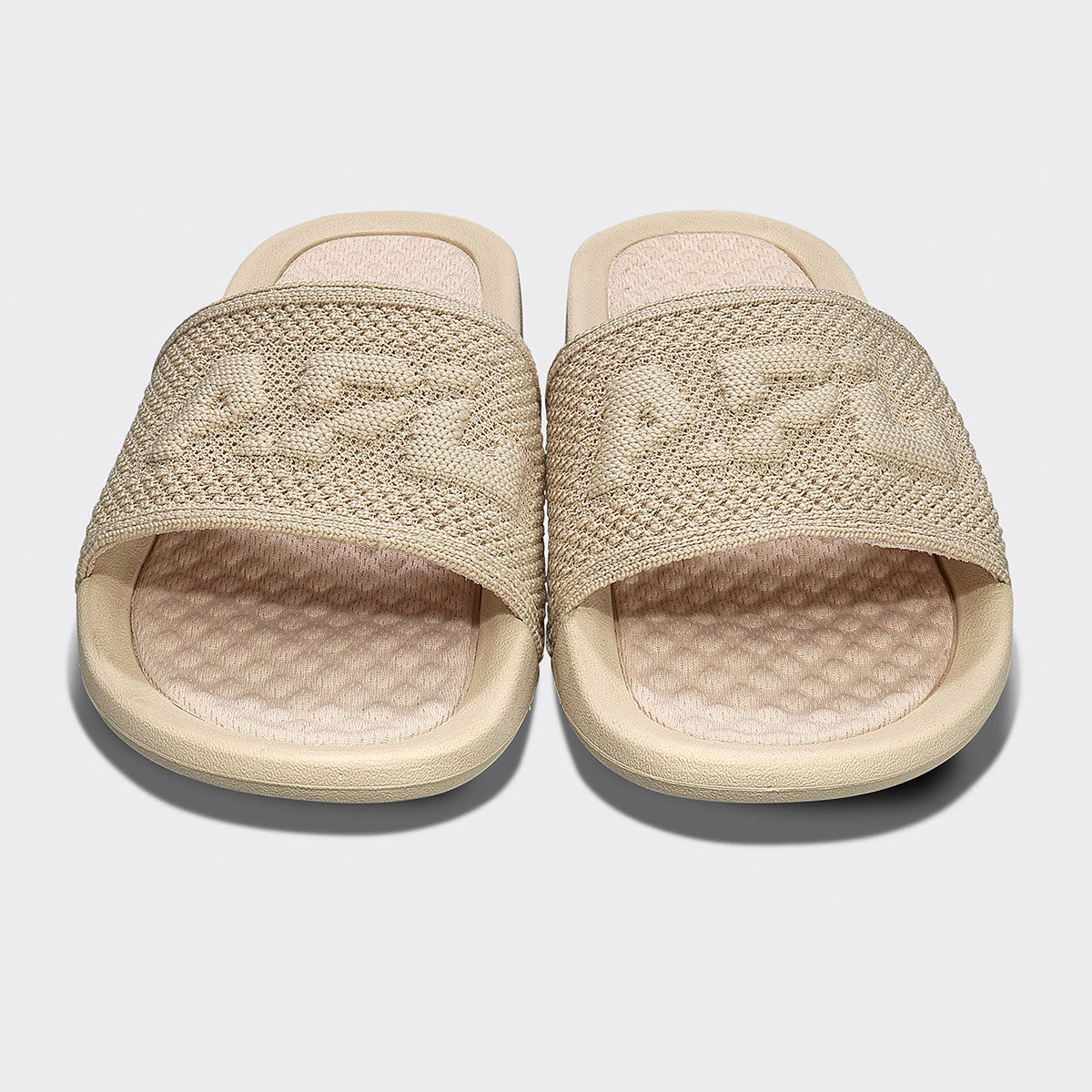 APL Women’s Big Logo TechLoom Slide Sandals, Parchment