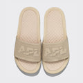 APL Men’s Big Logo TechLoom Slide Sandals, Parchment