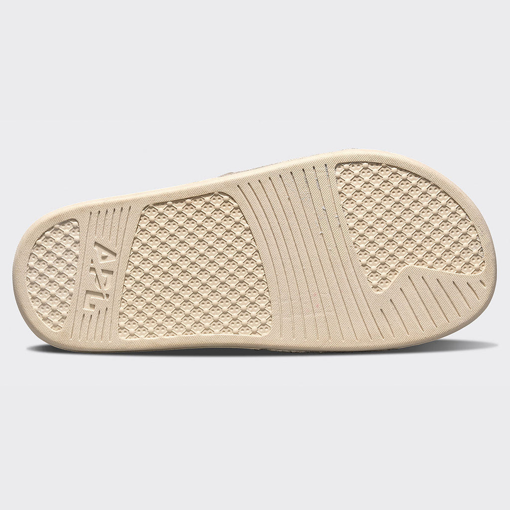 APL Men’s Big Logo TechLoom Slide Sandals, Parchment