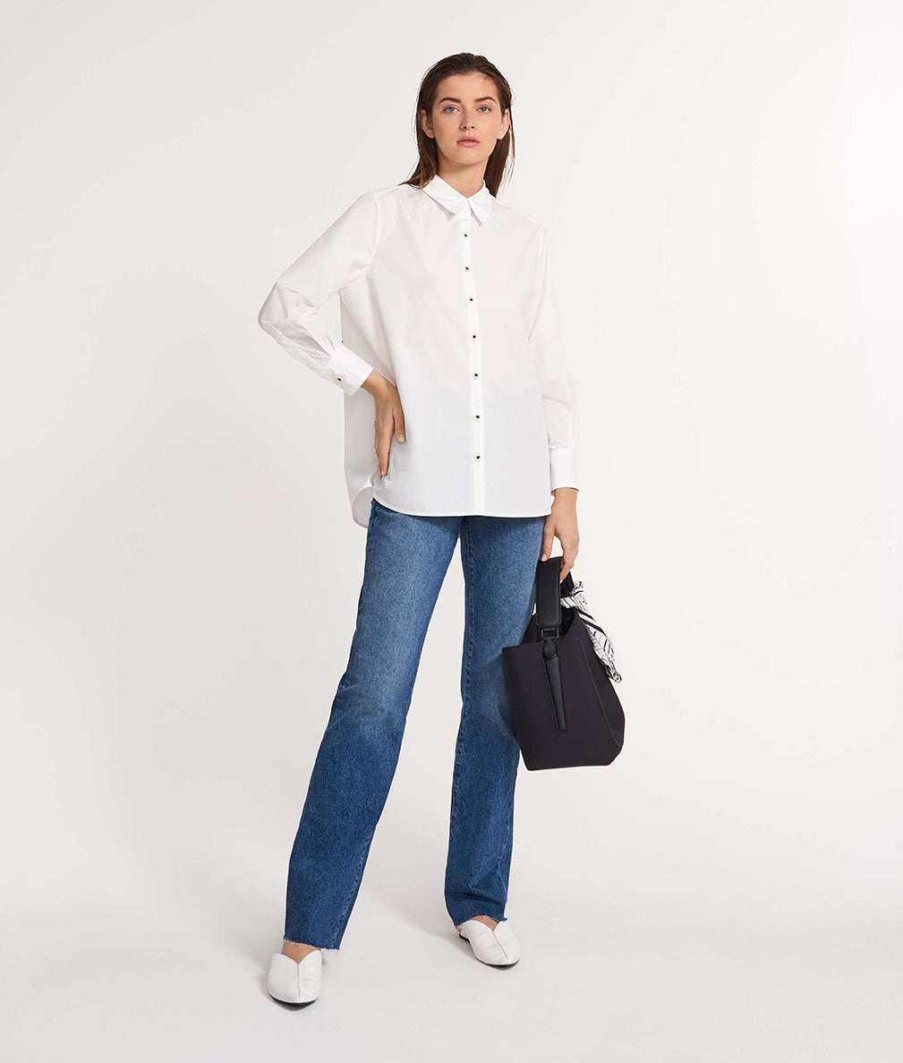 The Ansea Poplin Button Down Shirt