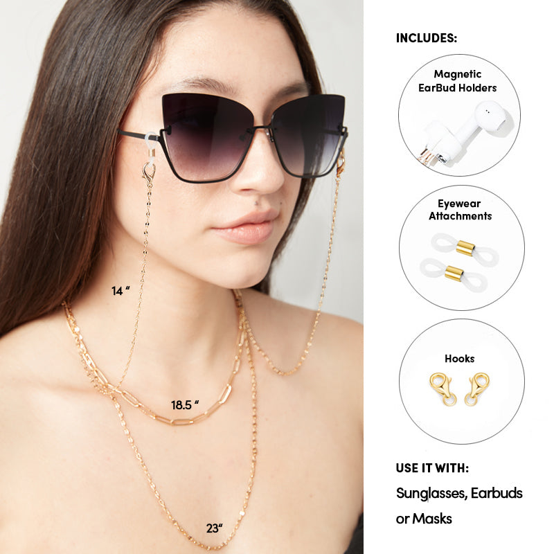 Infinity Necklace Chain - Gold