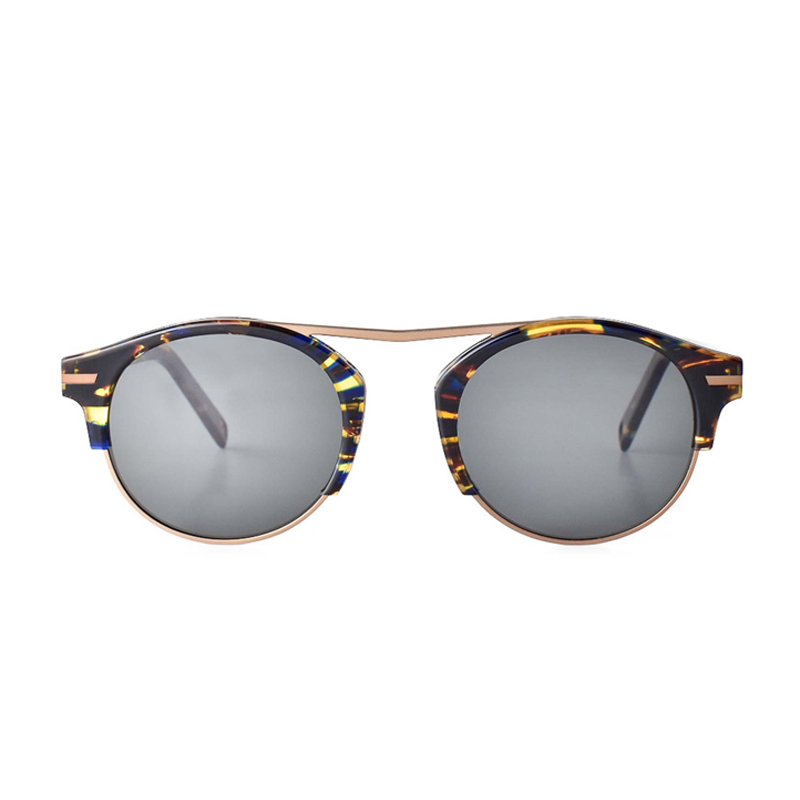 Bisous Sunglasses The Copper Tortoise Blue