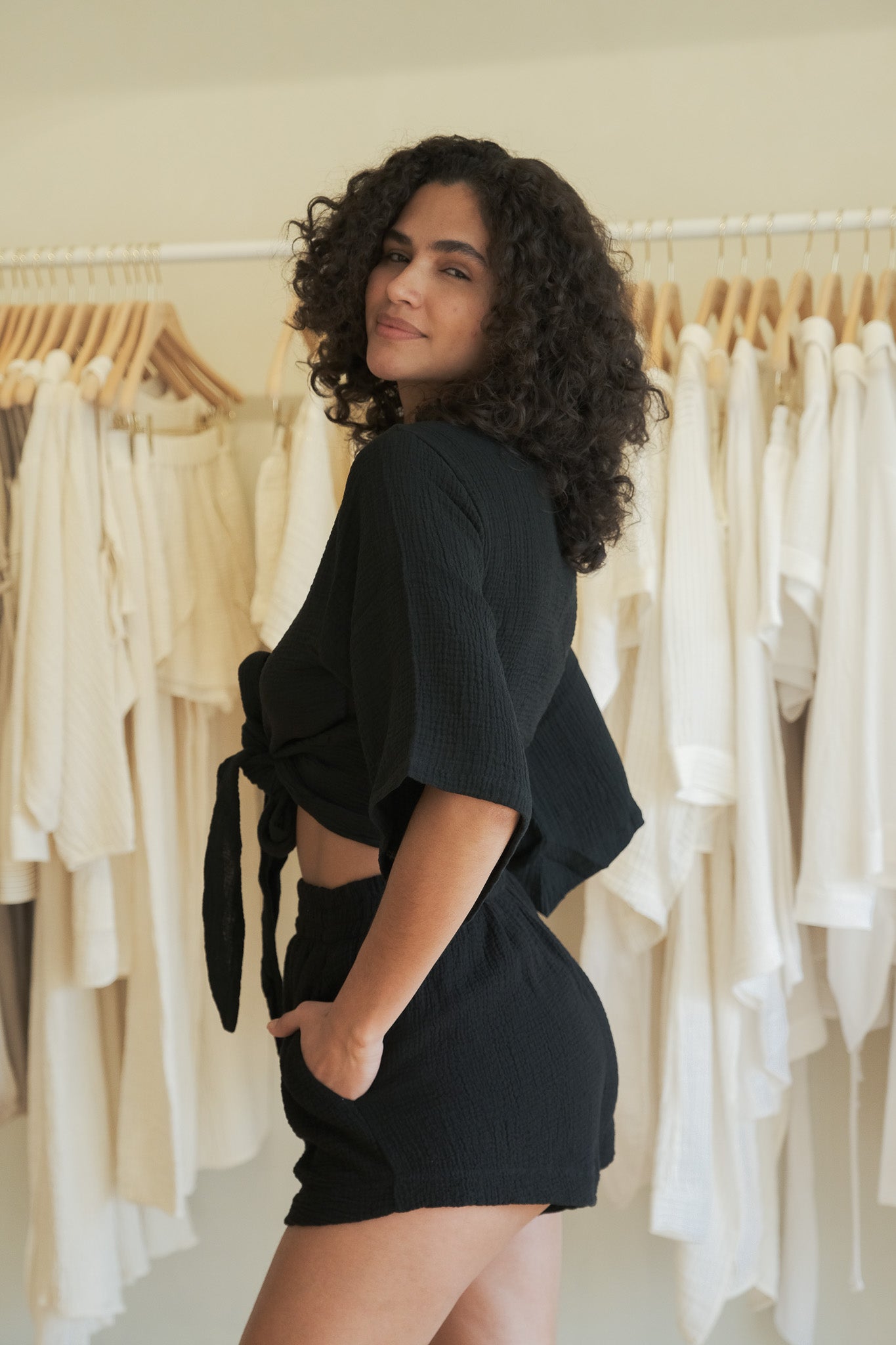 The Handloom Echo Boy Short Black