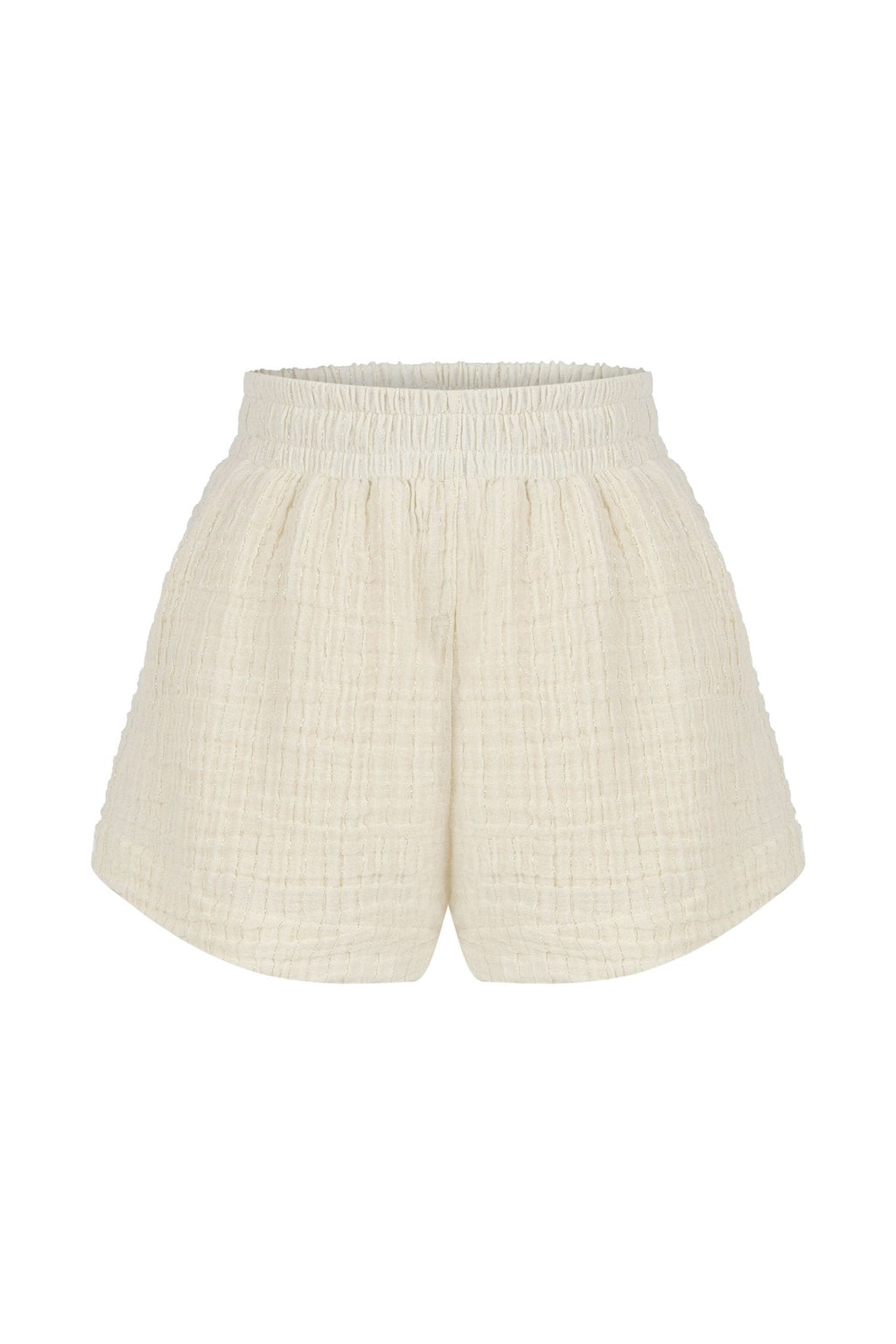 The Handloom Echo Boy Short Gold Stripes