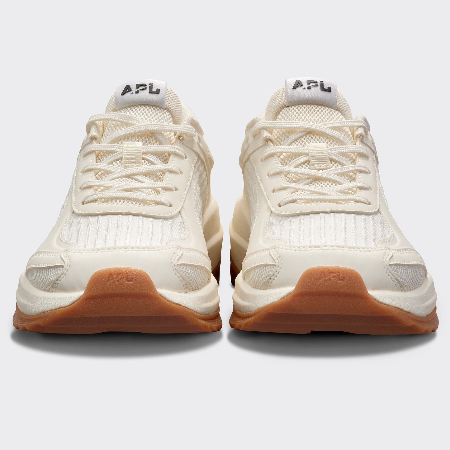 APL Men’s Jogger Lifestyle Running Shoes, Ivory / Black / Gum