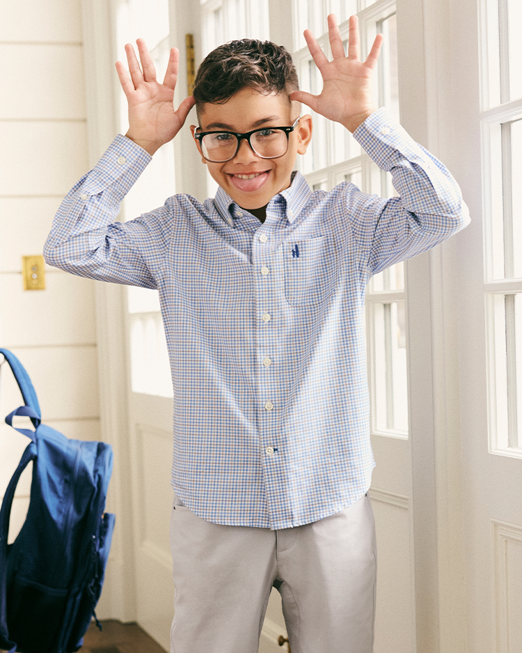 Johnnie-O Performance Jr. Button Down Shirt - Koby Print