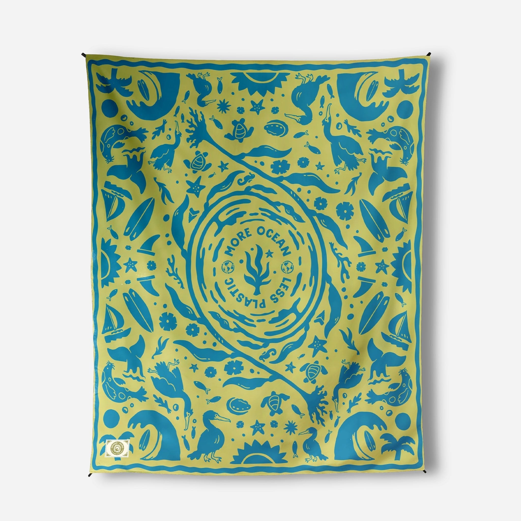 Nomadix Festival Blanket: Nomadix x 5 Gyres: Kelp Swirl