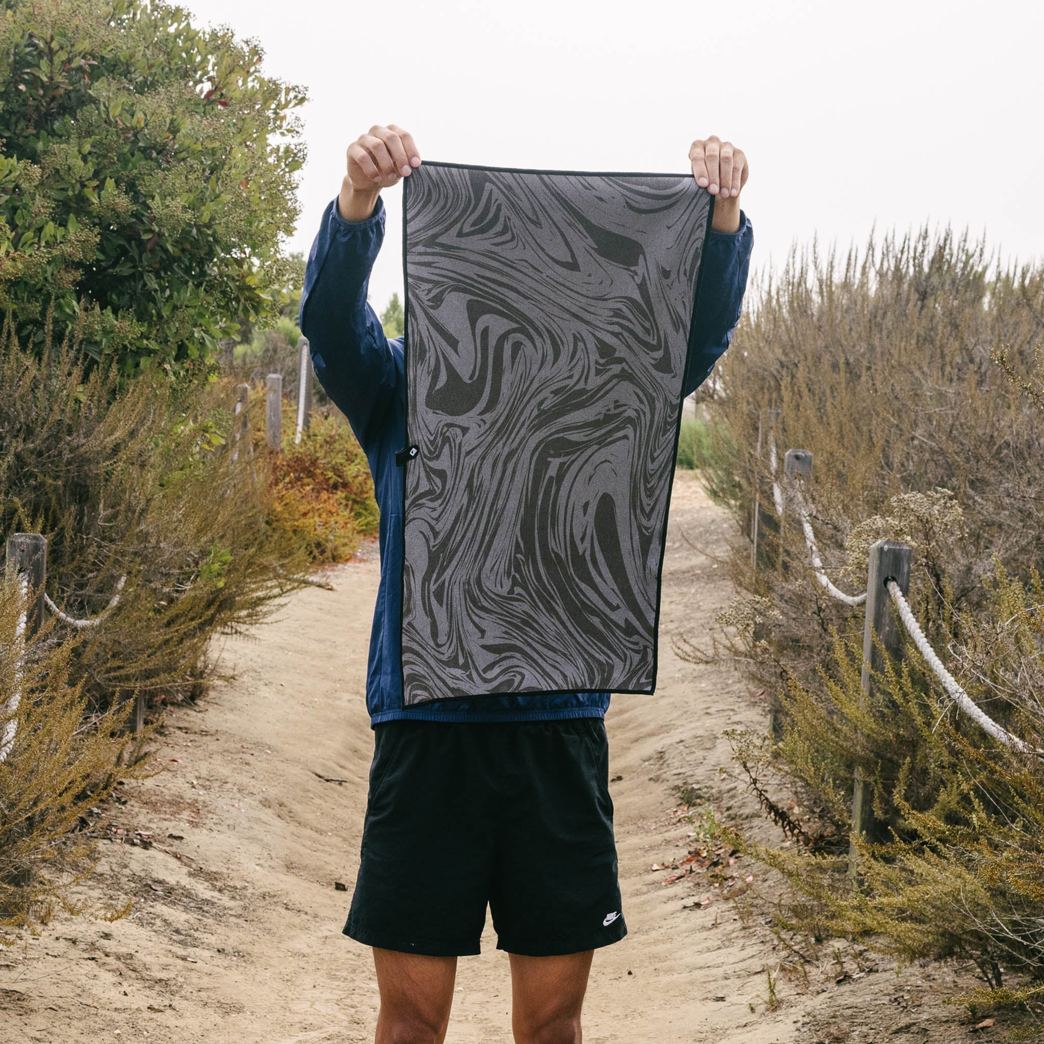 Nomadix Fitness Towel: Flow Grey