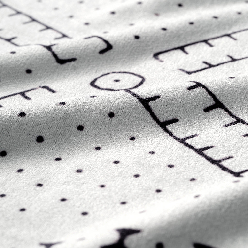 Nomadix Fitness Towel: Mud Cloth White