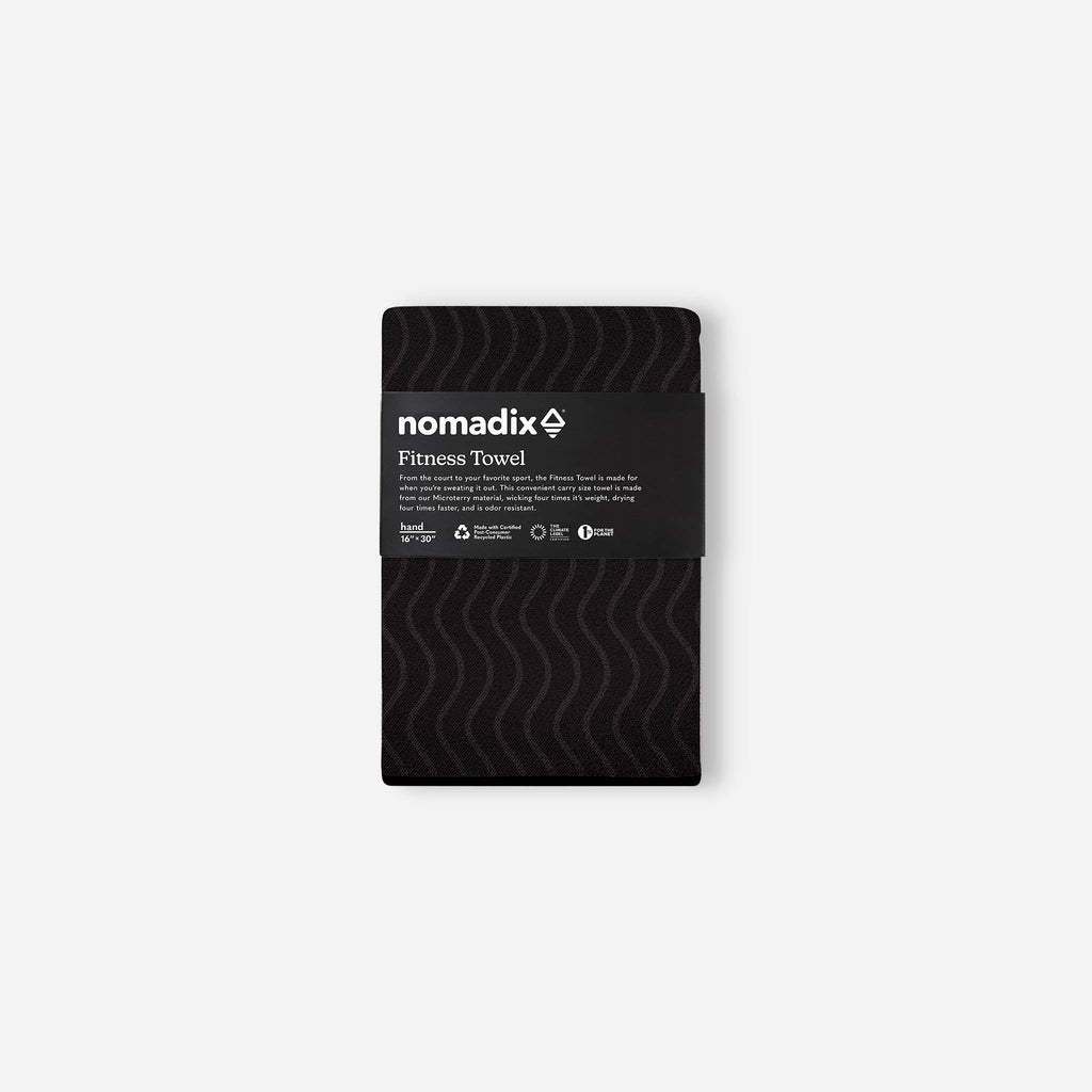 Nomadix Fitness Towel: Regenerative Black