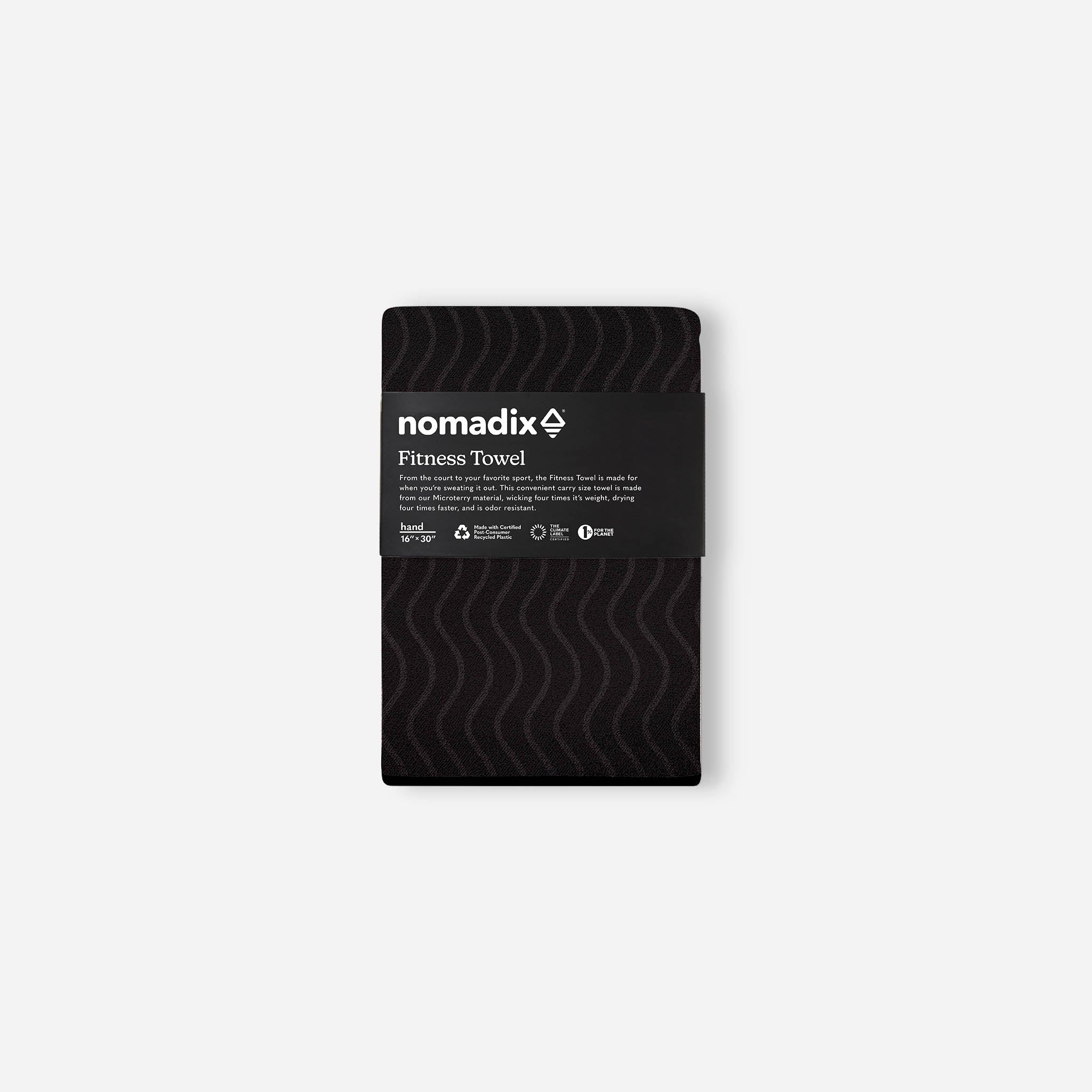 Nomadix Fitness Towel: Regenerative Black