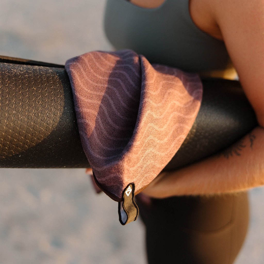 Nomadix Fitness Towel: Regenerative Burgundy