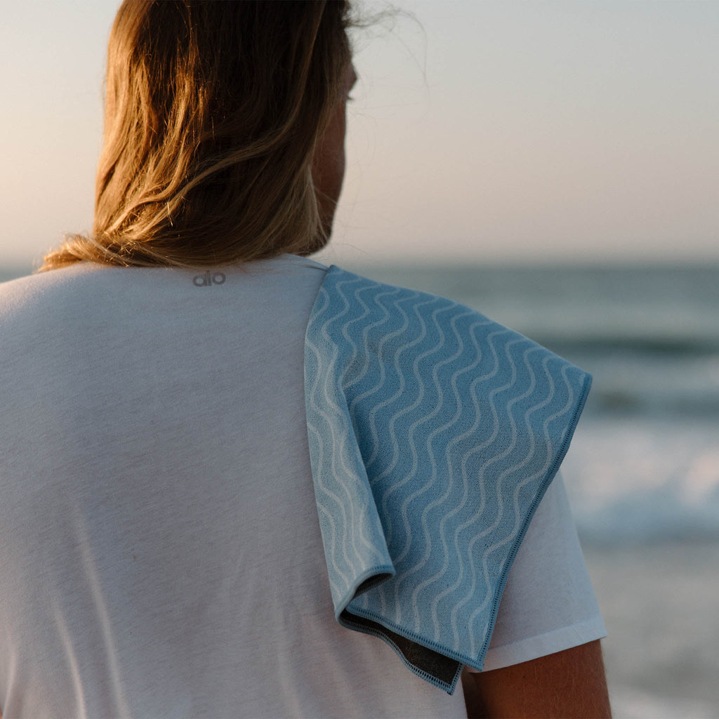 Nomadix Fitness Towel: Regenerative Pale Blue