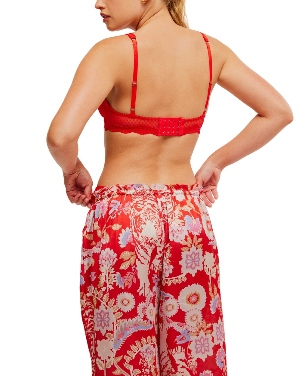 Free People Red Mid Week Underwire Bra - FINAL SALE