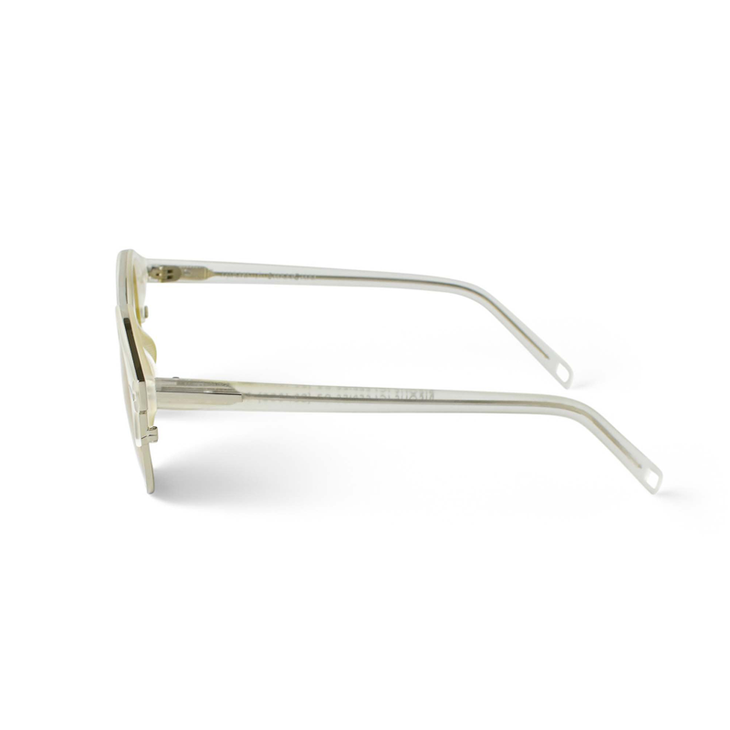 Bisous Sunglasses Rumrunners Frosted Clear Amber