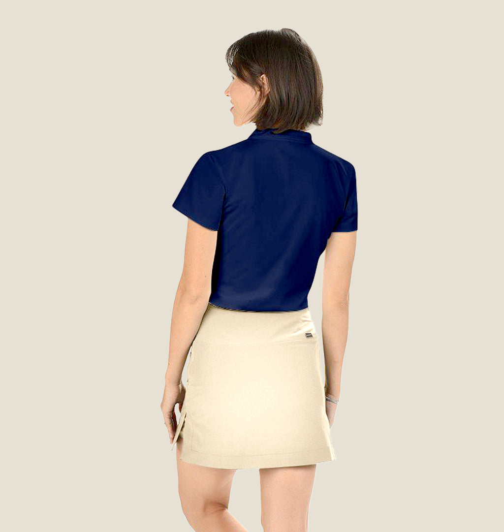 Smallwood's Women's T-shirt Mandarin V-Neck