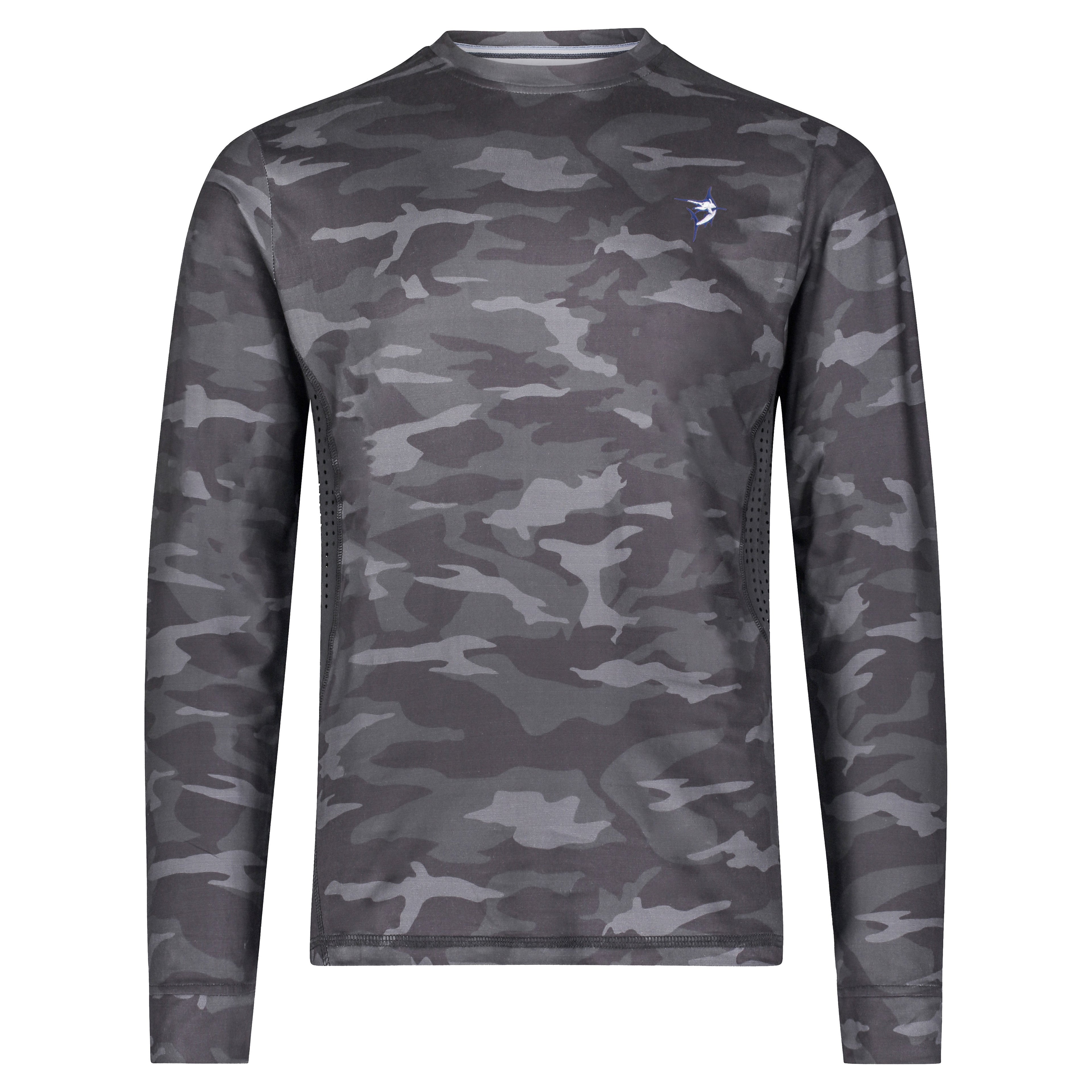 White Water Grander Performance Tee, Black Camo