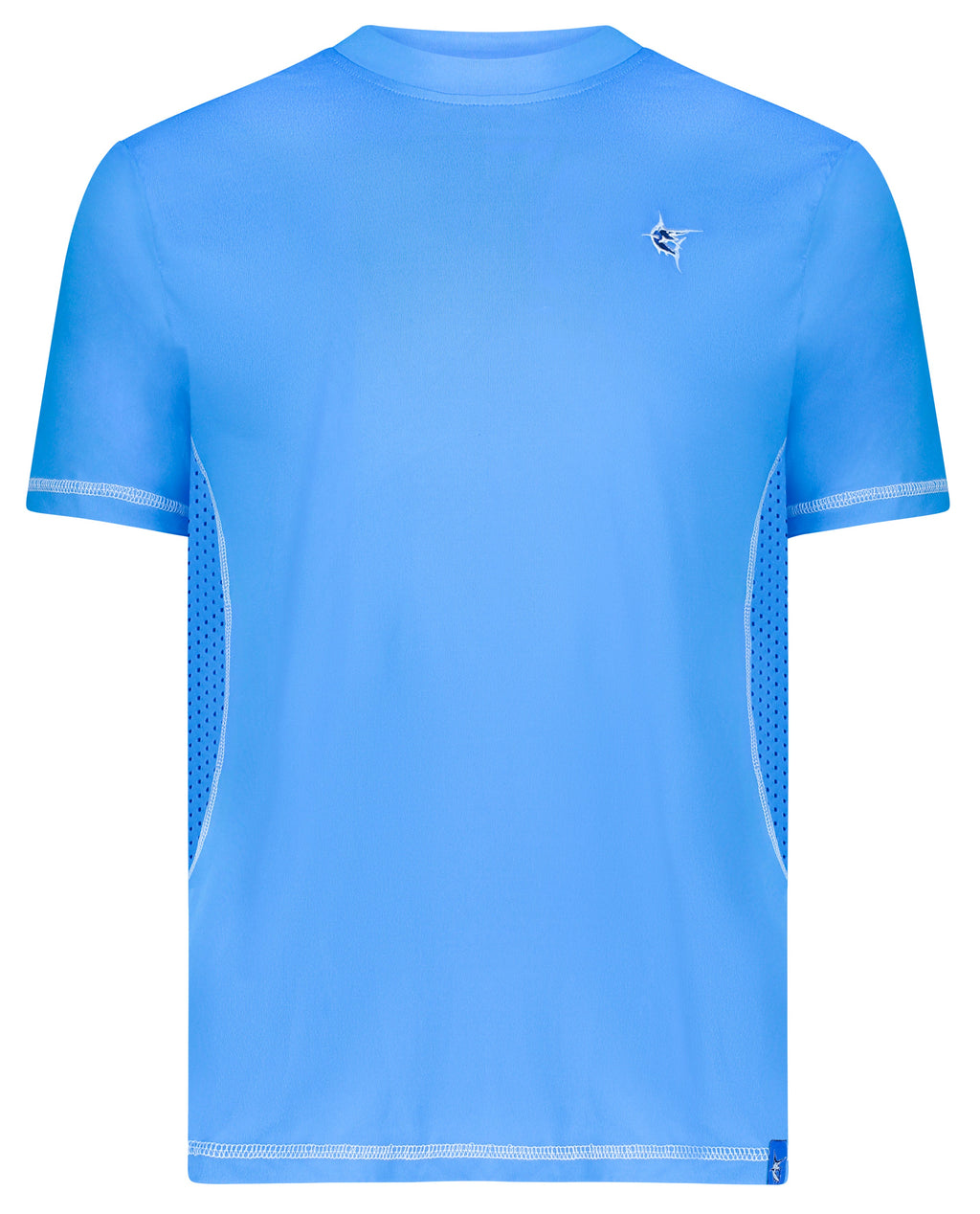 White Water Grander Short Sleeve Performance Tee, Ocean Blue