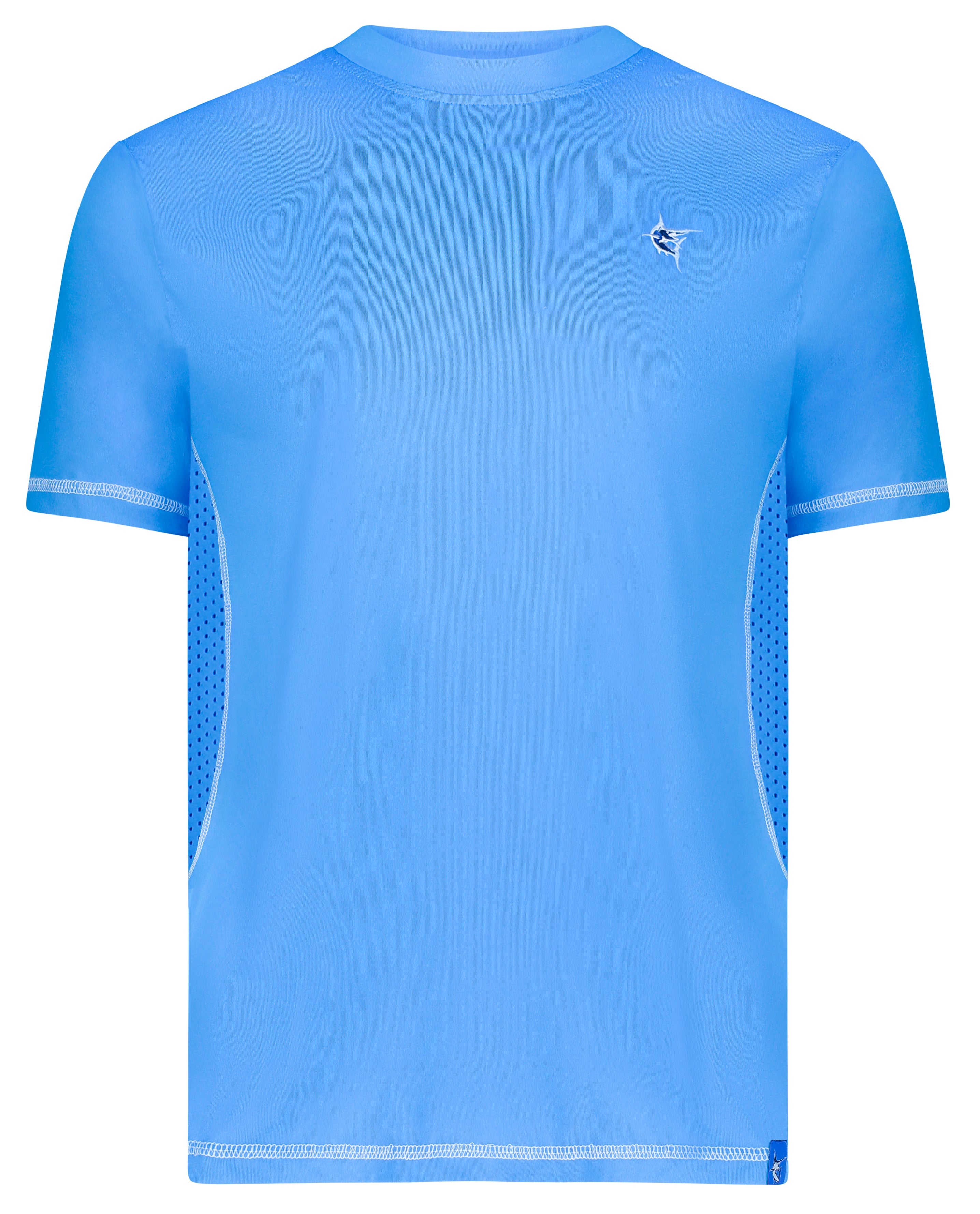 White Water Grander Short Sleeve Performance Tee, Ocean Blue