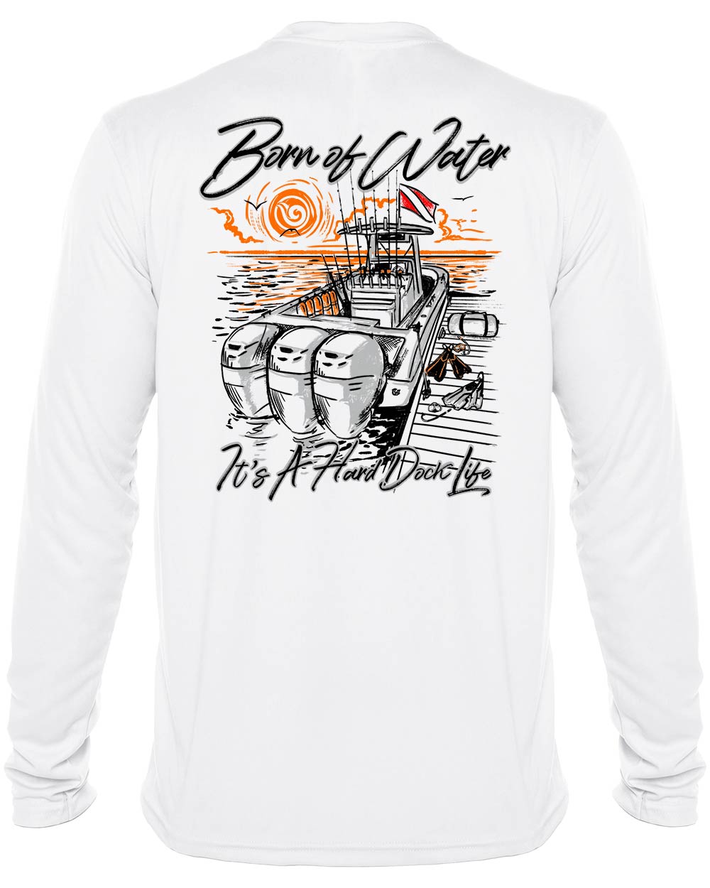 Hard Dock Life: Men's UV Rashguard Shirt