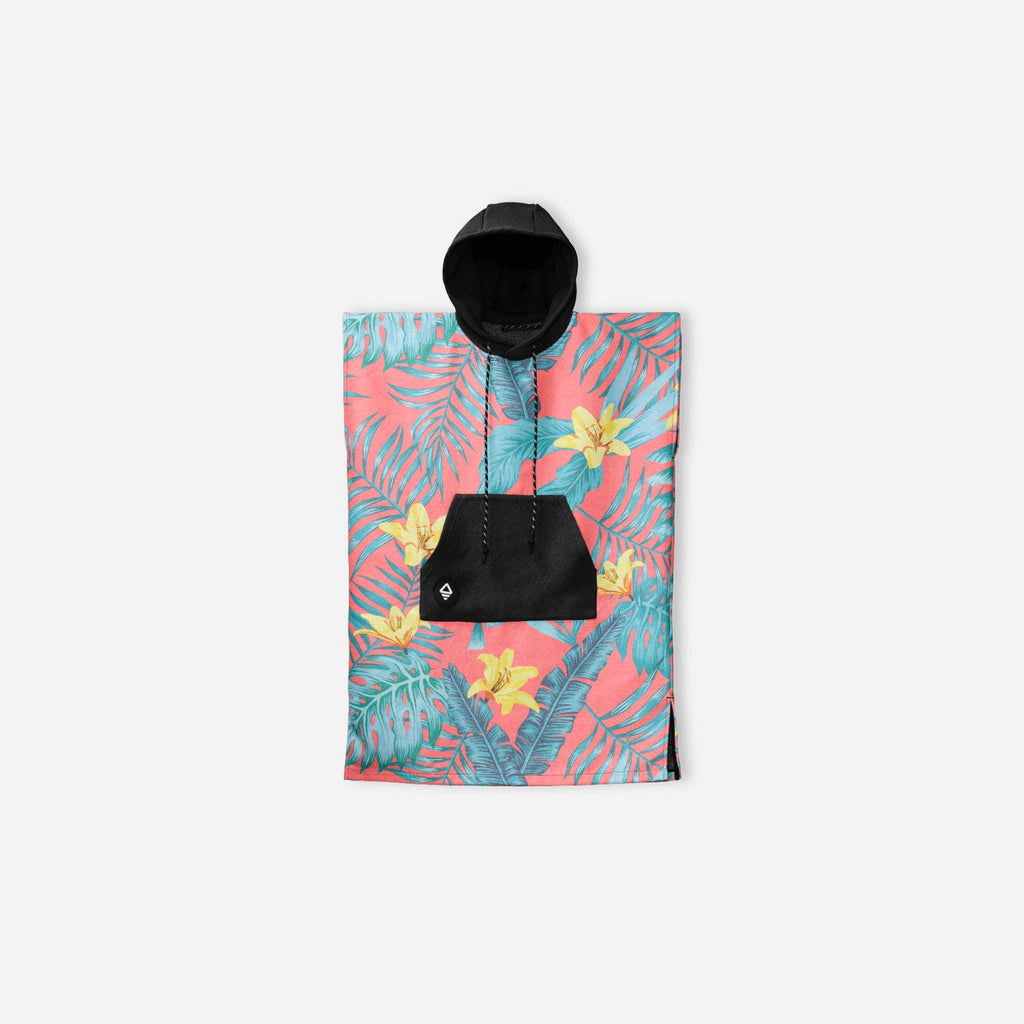 Nomadix Kids Changing Poncho: Palms Coral